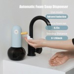 Foaming Soap Dispenser in Duck Shape, 400 ml, Touchless Foaming Soap Dispenser, Rechargeable